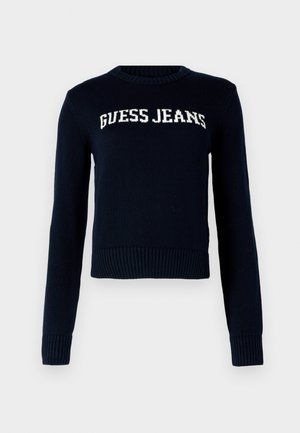 Guess Jeans INTARSIA SWTR - Trui - daring ocean
