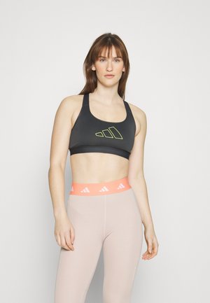 adidas Performance BRA - Sport-BH mit mittlerer Stützkraft - grey six