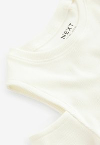Next COLD SHOULDER REGULAR FIT - T-Shirt print - white