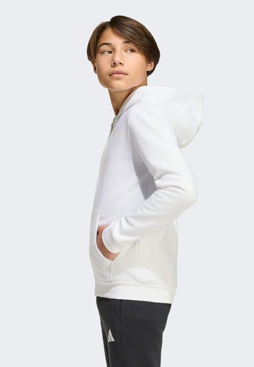 adidas PERFORMANCE ENTRADA26 FULL ZIP HOODIE KIDS UNISEX - Zip-up sweatshirt - white/black — foto 3