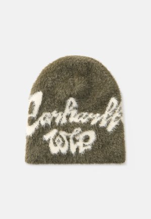CHEDDA BEANIE UNISEX - Kootud müts - opuntia/natural