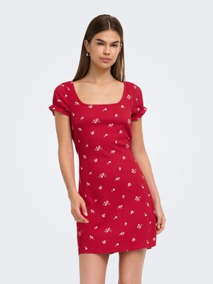 ONLY, KLEID ONLHILLARY KURZES KLEID - Jurk - barbados cherry