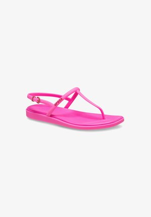 Crocs, WOMEN'S MIAMI THONG FLIP - Teensandalen - pink crush