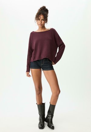 Pullover - dark red