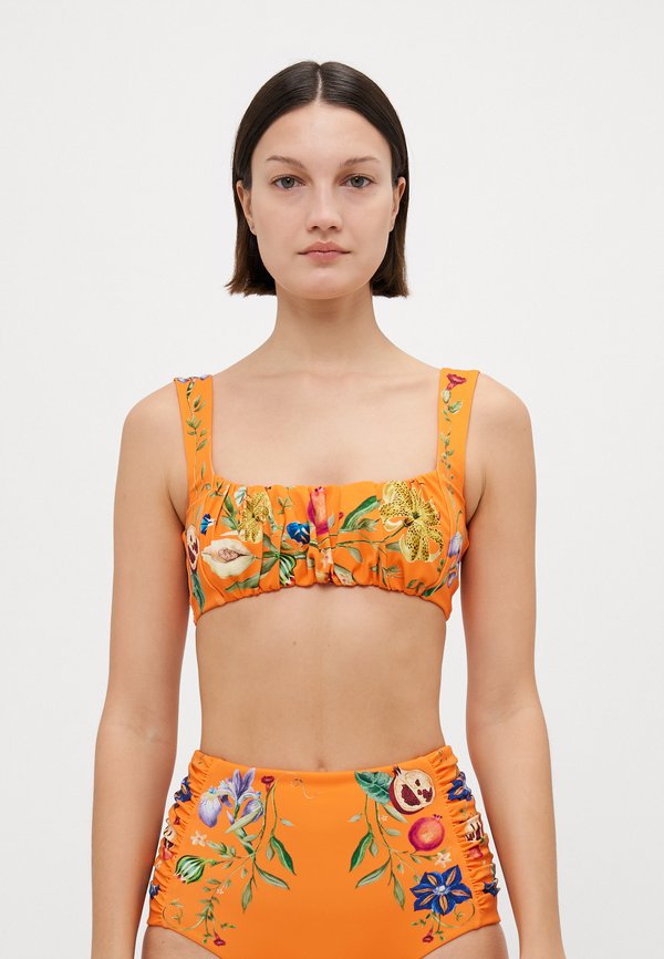 FLORES BALCONETTE  - Bikini top - tangerine