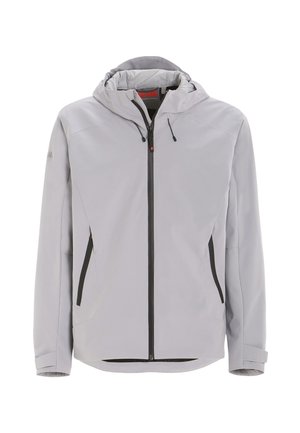 HOODED  - Regenjacke / wasserabweisende Jacke - aluminium