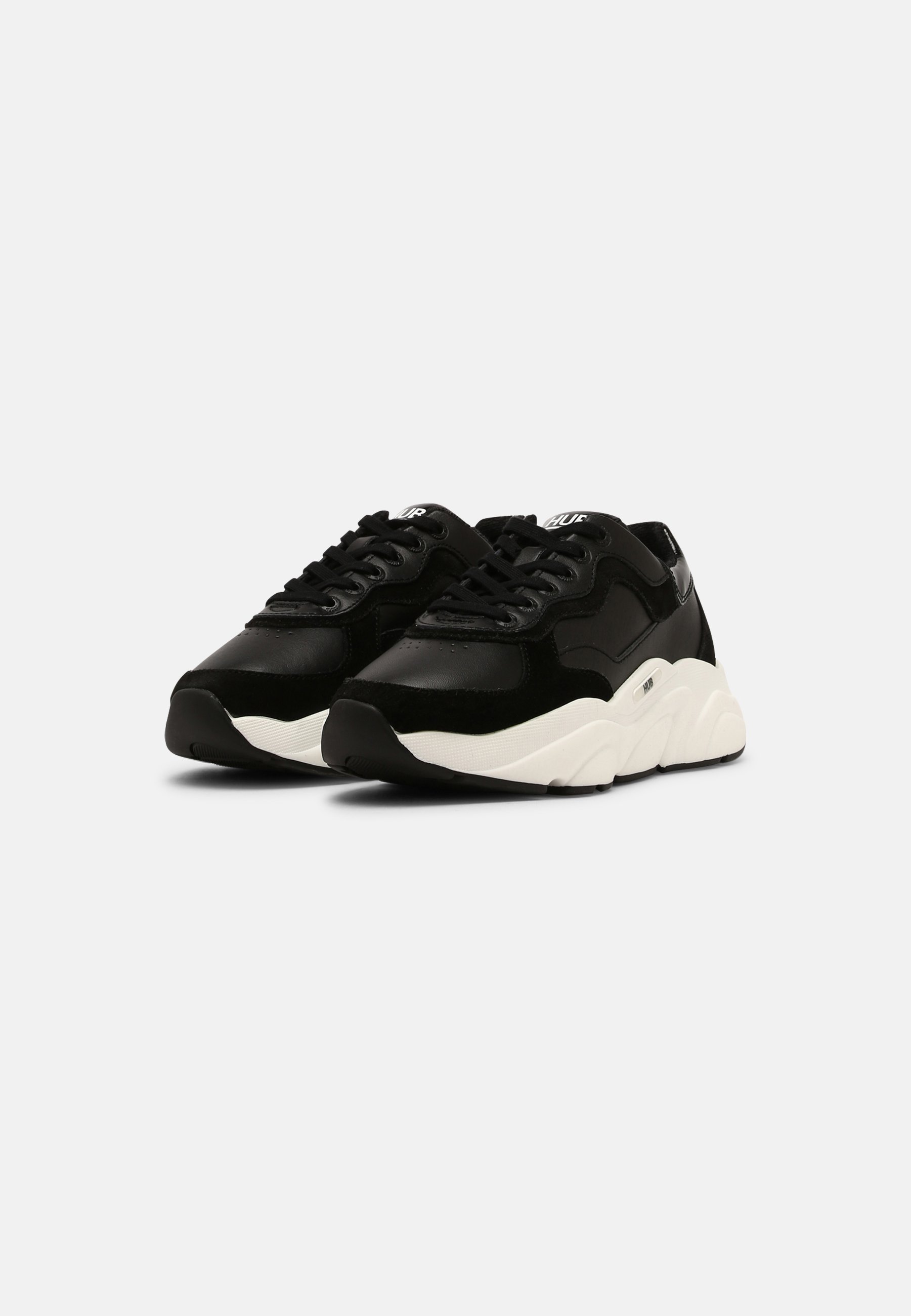HUB ROCK - Sneakers laag - black/off white/zwart - Zalando.nl