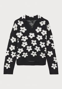 Pullover - black/white