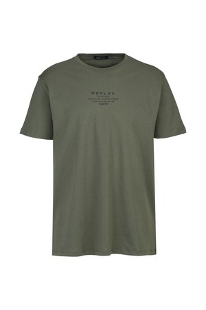BASIC JERSEY 30/1 - T-shirt print - military....