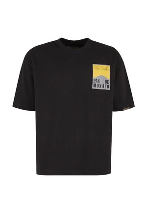 Pas de Monaco, WRAPPER T-SHIRT - T-shirt imprimé - black