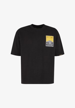 Pas de Monaco, WRAPPER T-SHIRT - T-shirt print - black