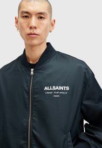 AllSaints UNDERGROUND - Bomber stiliaus striukė - petrol blue