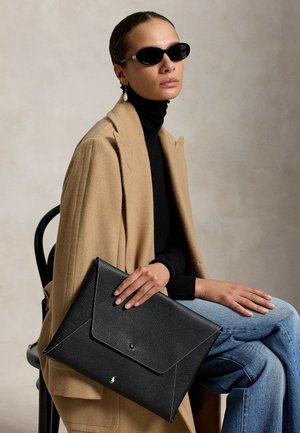 Polo Ralph Lauren POLO PLAY LEATHER PORTFOLIO - Clutches - black