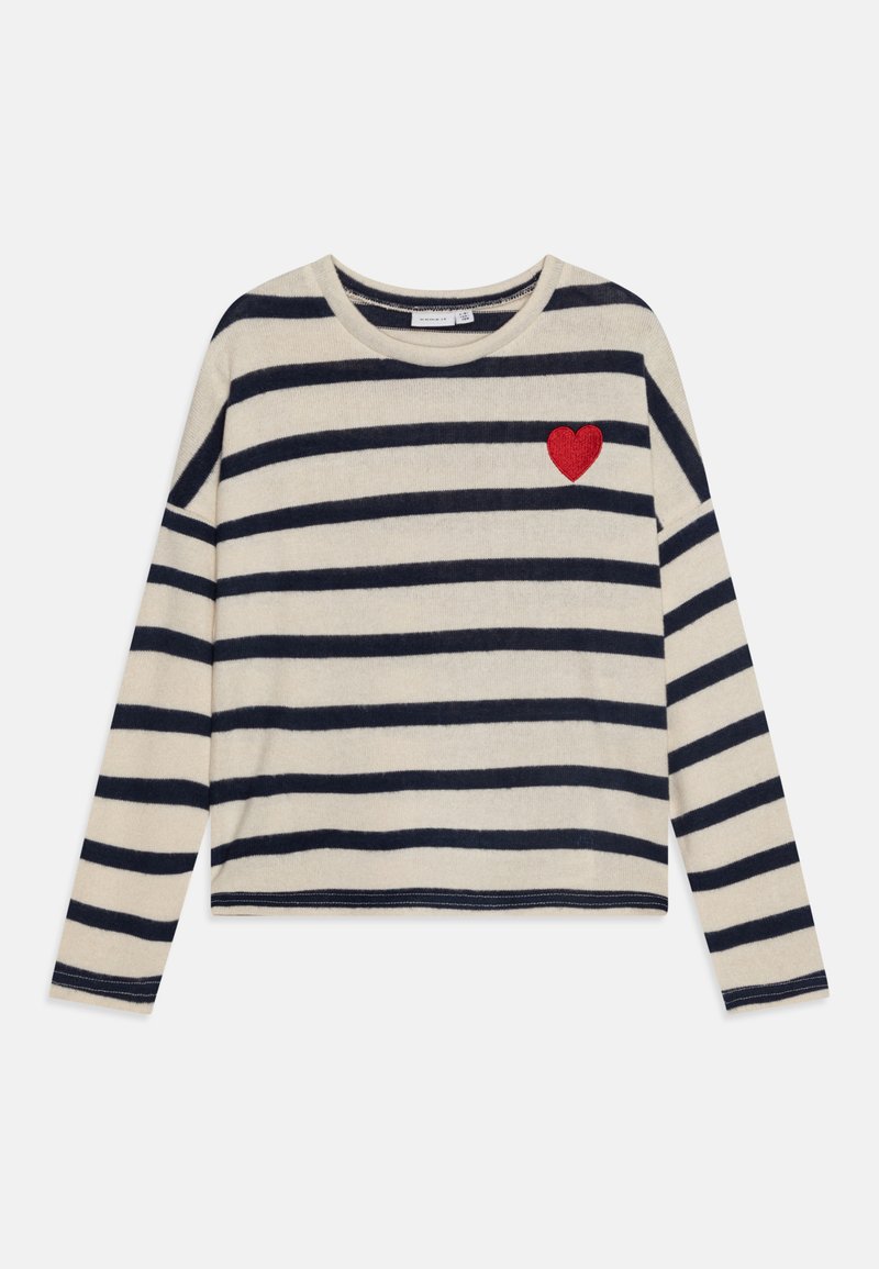 Name it NKFLILLA - Hosszú ujjú felső - buttercream/dark sapphire
