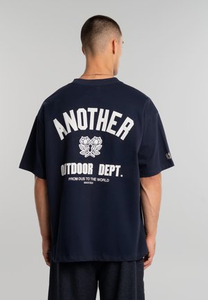 DEPT - T-Shirt print - navy blue