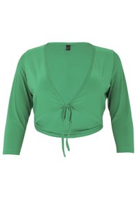 YOEK MET LANGE MOUWENV - Cardigan - green