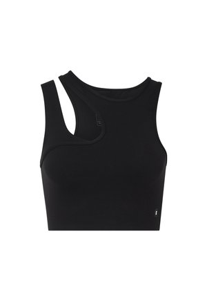 On, STUDIO ASYMMETRIC CROP - Débardeur - black