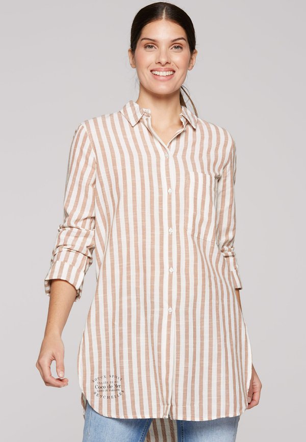 Hemdbluse - milky beige