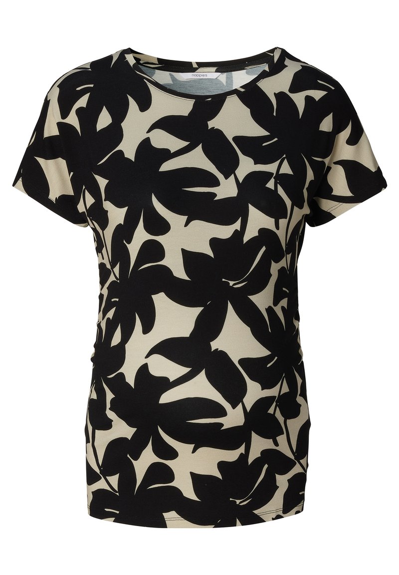 Noppies T-shirt print gemêleerd zwart Noppies T-shirt print gemêleerd zwart