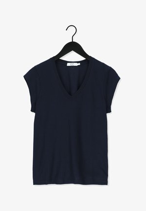 Coster Copenhagen, CC HEART DAMES TOPS & T-SHIRTS BASIC V-NECK TSHIRT - T-shirt basique - donkerblauw
