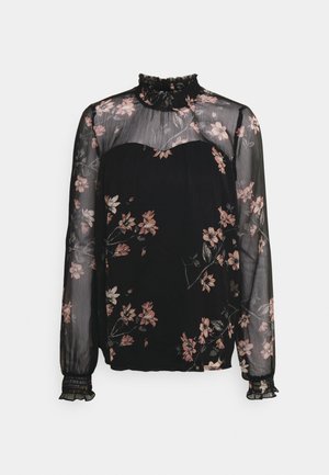 Vero Moda Tall, VMMARYA HIGHNECK TOP - Bluza - black