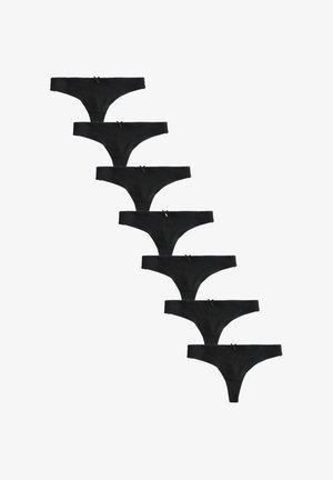 Next, 7 PACK - Tanga - black