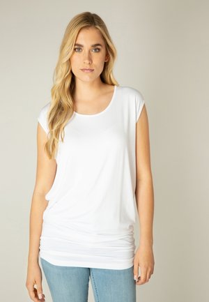 BASE LEVEL YELITZA - T-shirt basic - white