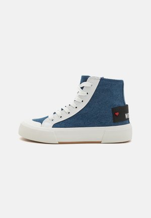 NEW POP - High-top trainers - azzurro