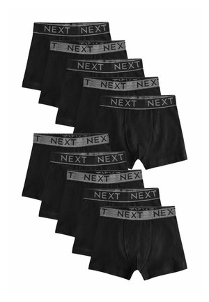 Next, REGULAR FIT - TRUNKS 10 PACK - Kurze Boxershorts - black with grey waistband