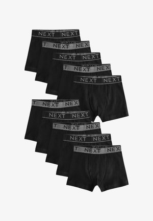 Next, REGULAR FIT - TRUNKS 10 PACK - Kurze Boxershorts - black with grey waistband