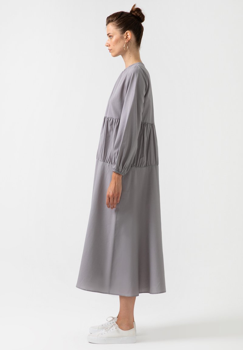 Damen Freizeitkleider | Touché Privé SHIRRED Freizeitkleid grey/grau - TZ46637 Damen Freizeitkleider | Touché Privé SHIRRED Freizeitkleid grey/grau - TZ46637