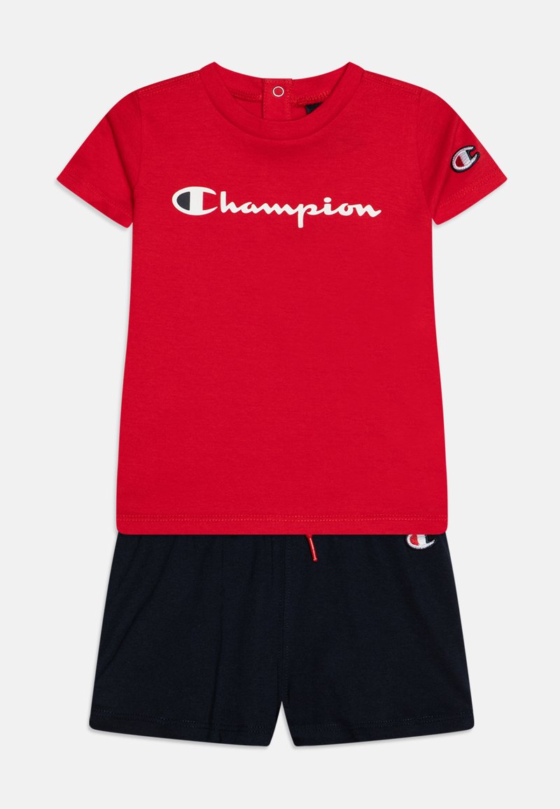 Champion - ICONS TODDLER SHORT SLEEVE UNISEX SET - Kratke hlače - red, Povečajte