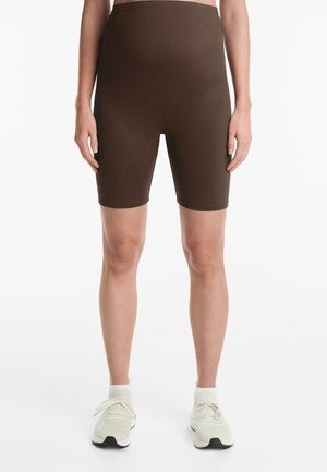 MATERNITY COMFORTLUX 20cm CYCLE - Shorts - mottled light brown