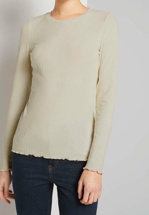 Camiseta de manga larga - beige