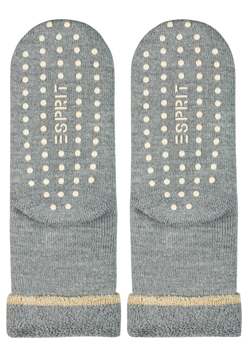 Esprit - COZY HOMEPADS - Sokken - mottled grey melange, Vergroten