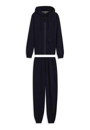 CON CAPPUCCIO E ZIP SET - Chándal - blue