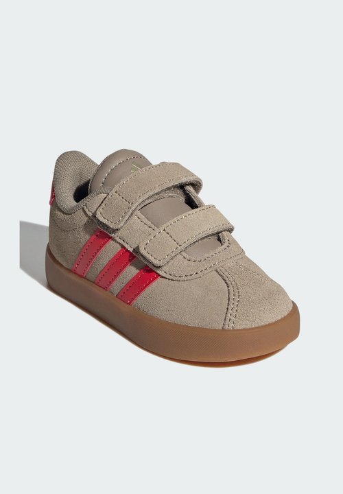 adidas SPORTSWEAR VL COURT 3.0 SHOES UNISEX - Zapatos de bebé - blanch cargo pure ruby gold metallic — photo 2
