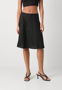 Marc O'Polo A-linjainen hame - black