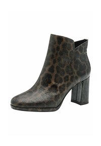 Tamaris High heeled ankle boots - leopard