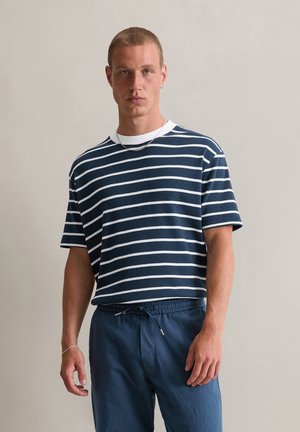 T-shirt print - dark blue