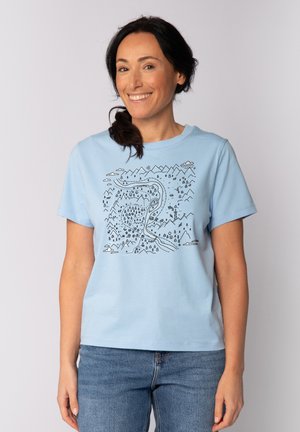 LANDSCHAFT - T-shirt print - blue soul