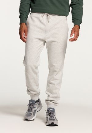 REGULAR - Pantaloni de trening - light grey melange