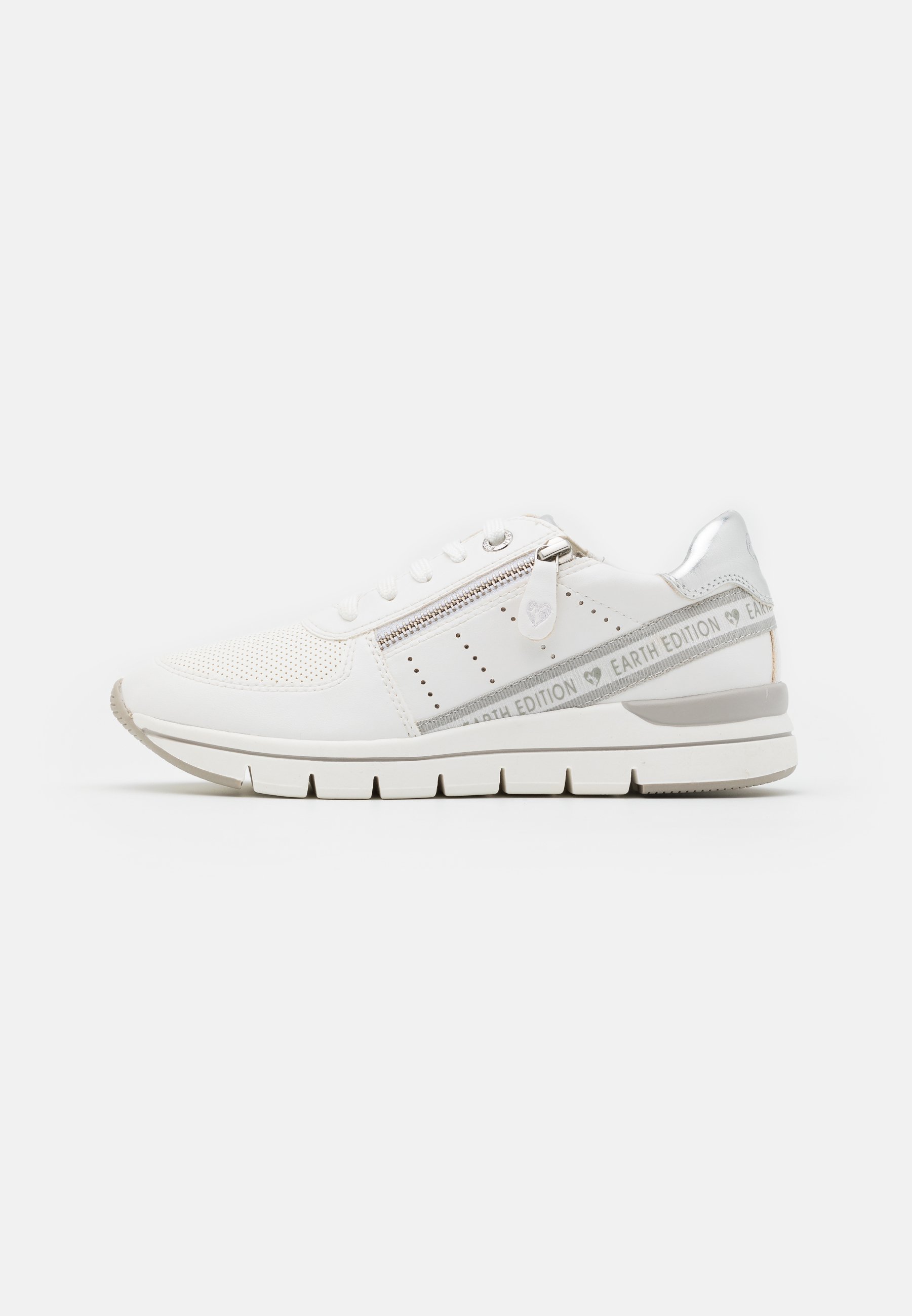 LOVE OUR PLANET by MARCO TOZZI LACE UP Joggesko white LOVE OUR PLANET by MARCO TOZZI LACE UP Joggesko white