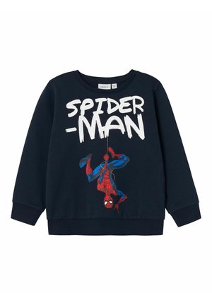 Sudadera - mottled dark blue
