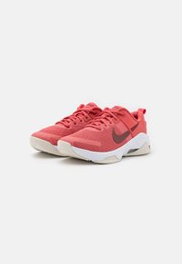 Nike Performance ZOOM BELLA 6 - Pantofi training - adobe/dark team red/platinum tint/fierce pink