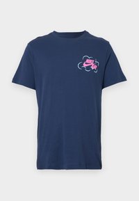 TEE - Print T-shirt - midnight navy/playful pink