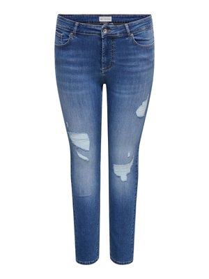 ONLY Carmakoma, Skinny fit CARWILLY Mid waist Ankle length - Jeans Skinny - medium blue denim