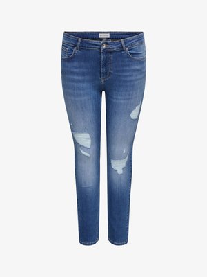 ONLY Carmakoma, Skinny fit CARWILLY Mid waist Ankle length - Jeans Skinny - medium blue denim