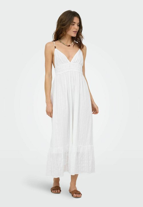 maya embroidered halter neck dress Maya Floral Embroidered Halter Neck Maxi Dress – Maya Deluxe main image 1