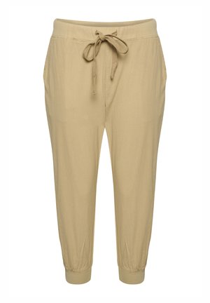 Kaffe KANAYA CAPRI - Hlače - classic sand